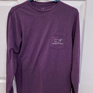 Vineyard Vines purple long sleeve shirt